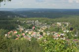 Die Aussicht vom Tarberg über den Ort Taberg
