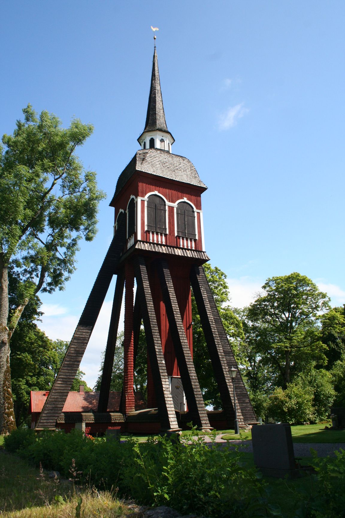 Die Holzkirche in Habo